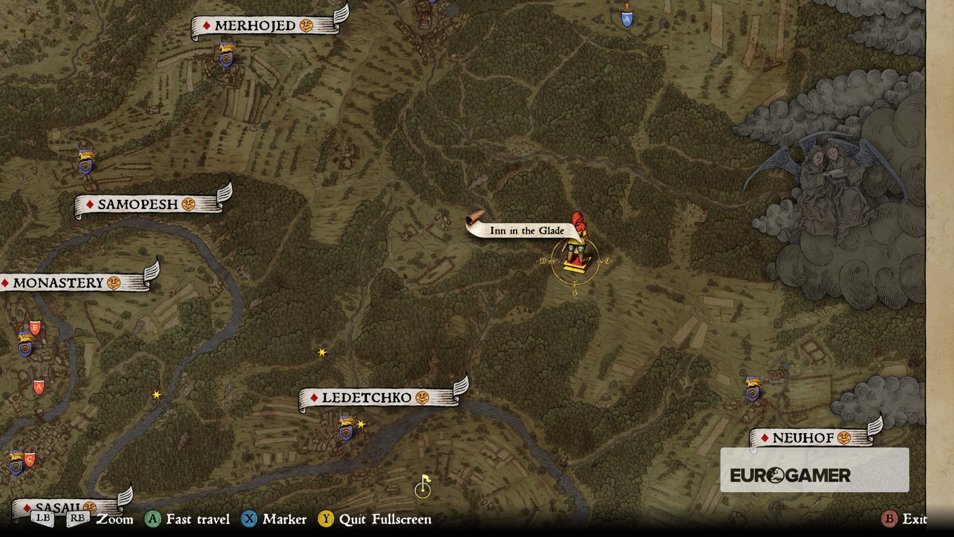 Kingdom Come Deliverance Treasure Map locations where to find all 25 buried treasure and maps